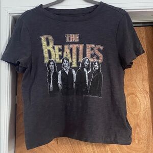 The Beatles x GAP Graphic Band Tee Women’s M ForeverSoft Dark Gray NWT